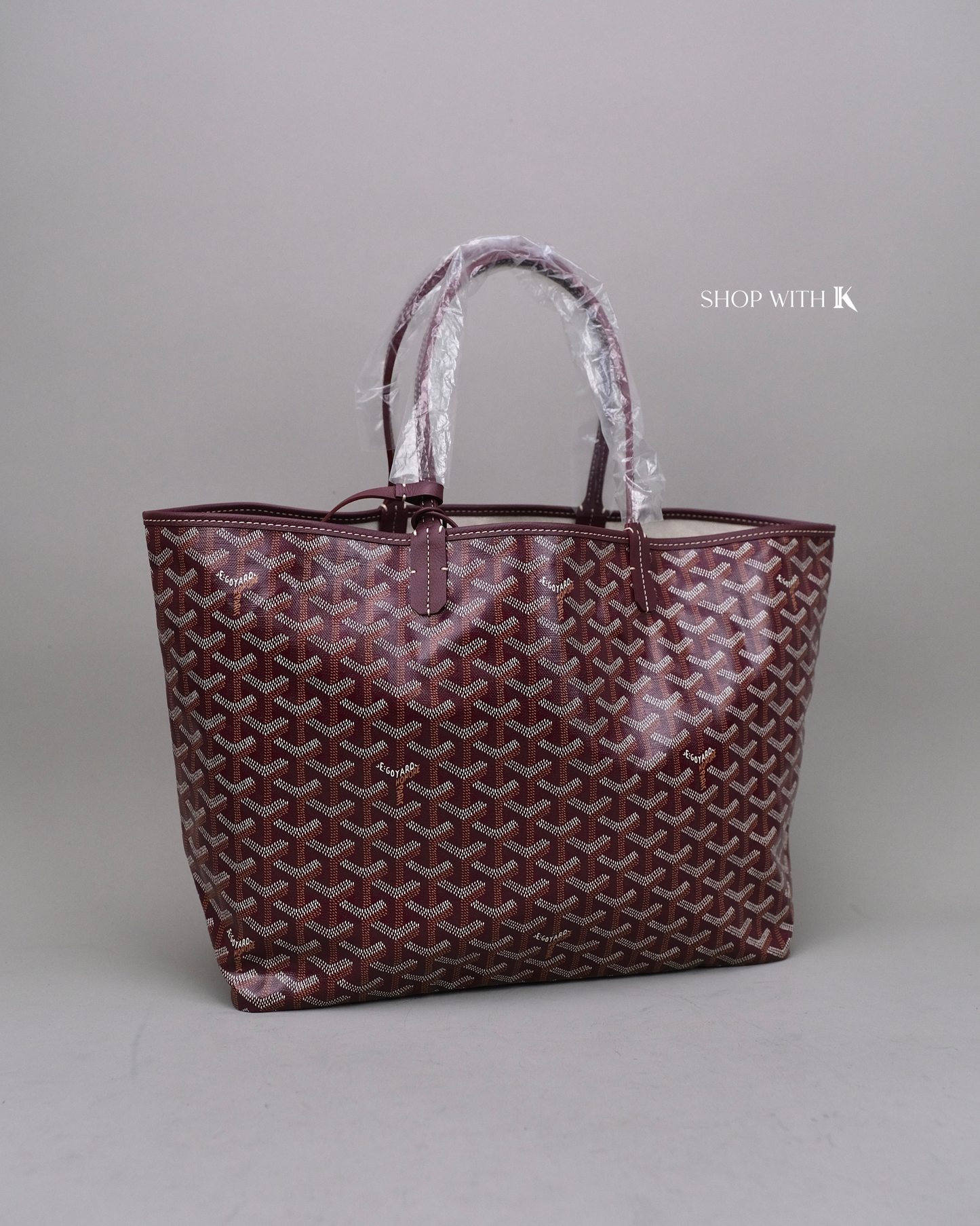 Goyard St. Louis PM Burgundy
