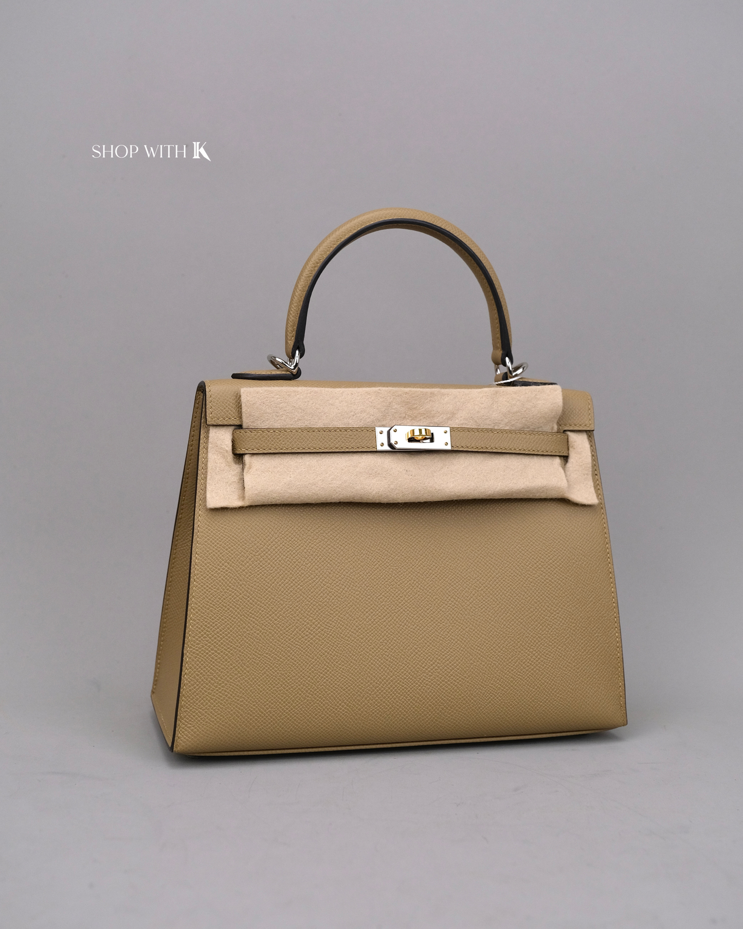 Hermes Kelly 25 Poussiere EHW
