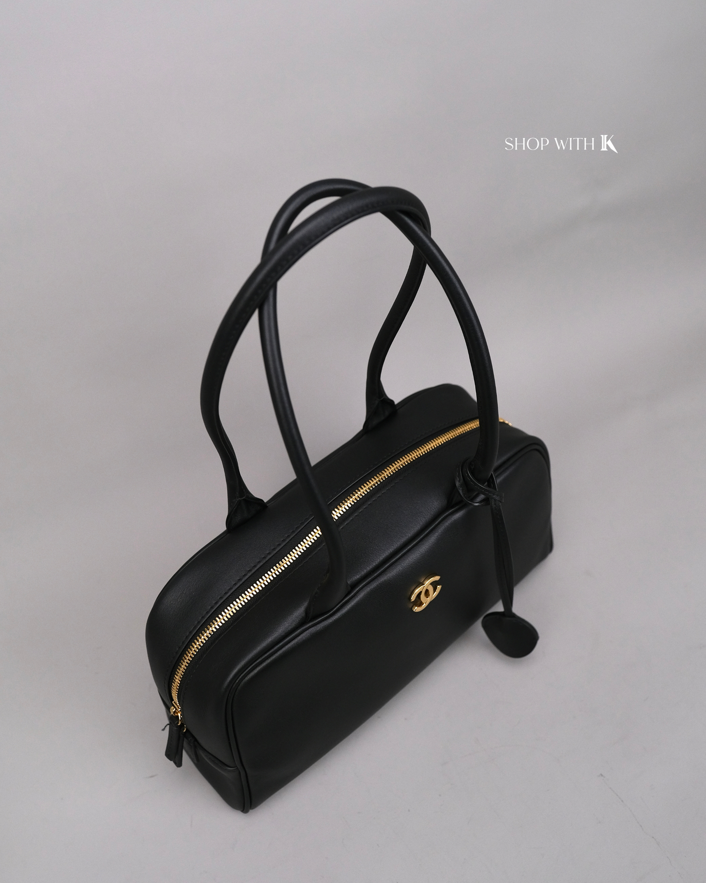 Chanel Bowling Bag Medium Black