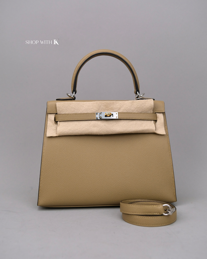 Hermes Kelly 25 Poussiere EHW