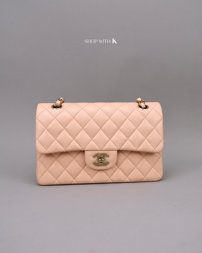 Chanel Classic Small Flap Caviar Light Beige
