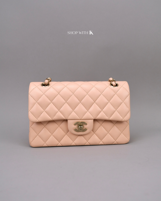 Chanel Classic Small Flap Caviar Light Beige
