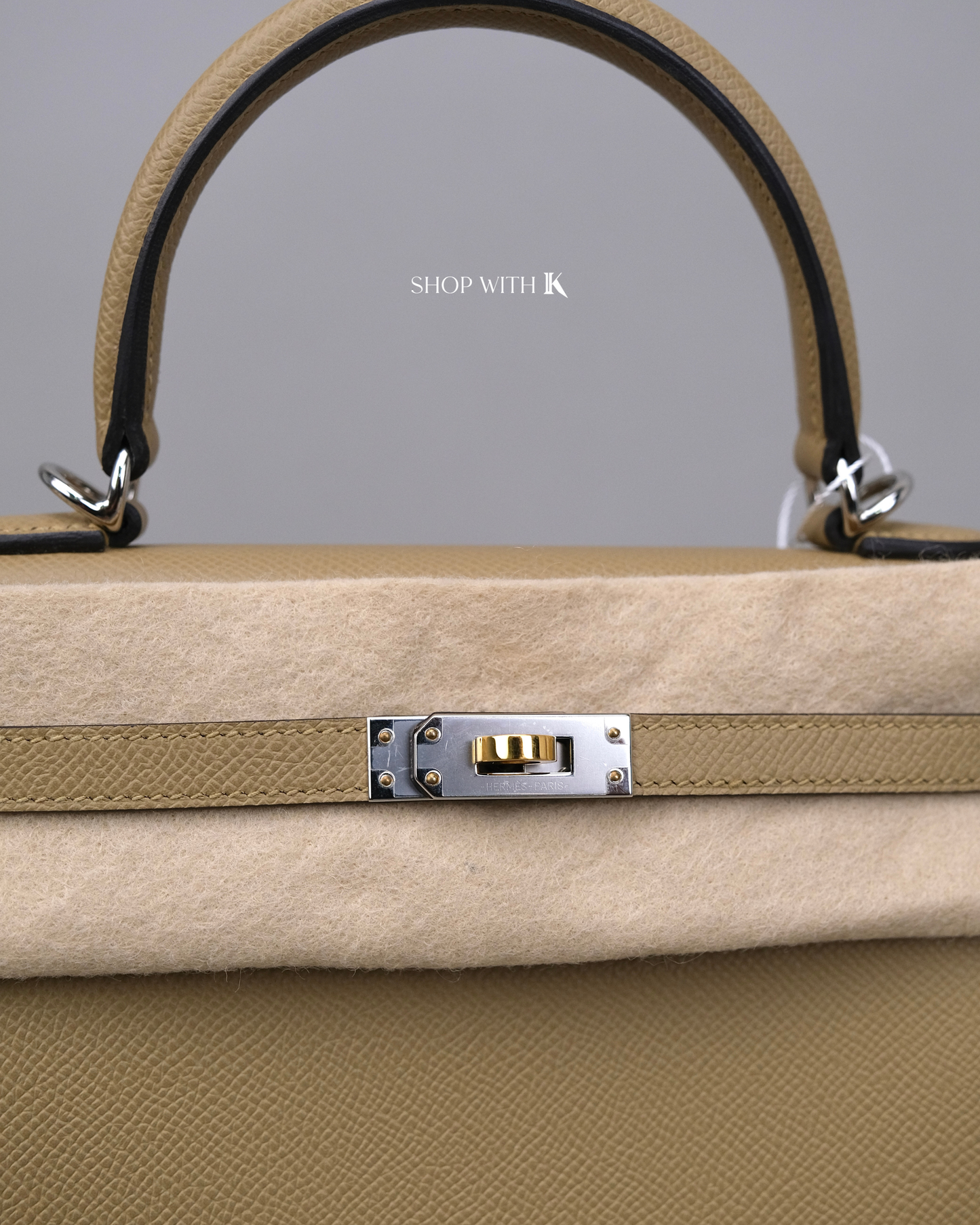 Hermes Kelly 25 Poussiere EHW