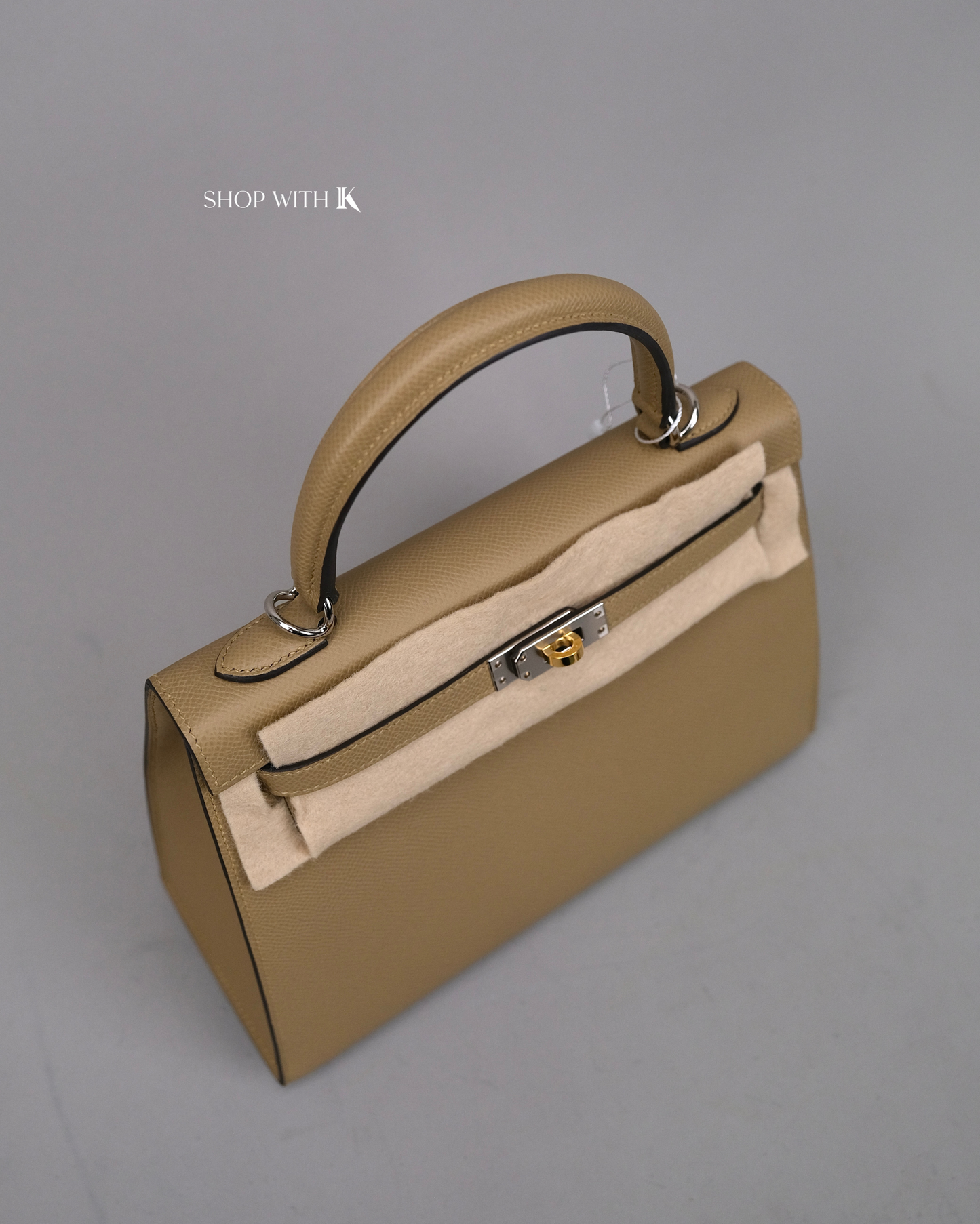 Hermes Kelly 25 Poussiere EHW