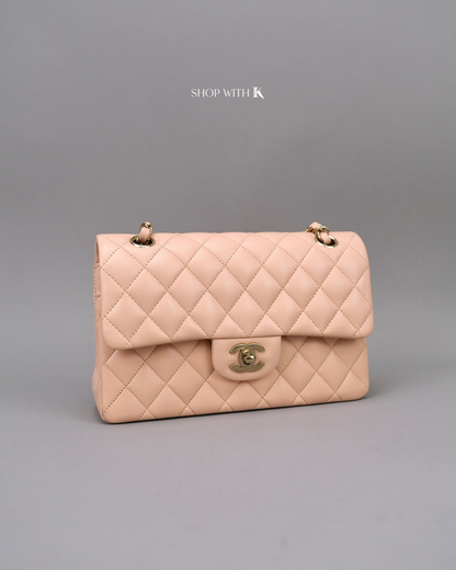 Chanel Classic Small Flap Caviar Light Beige