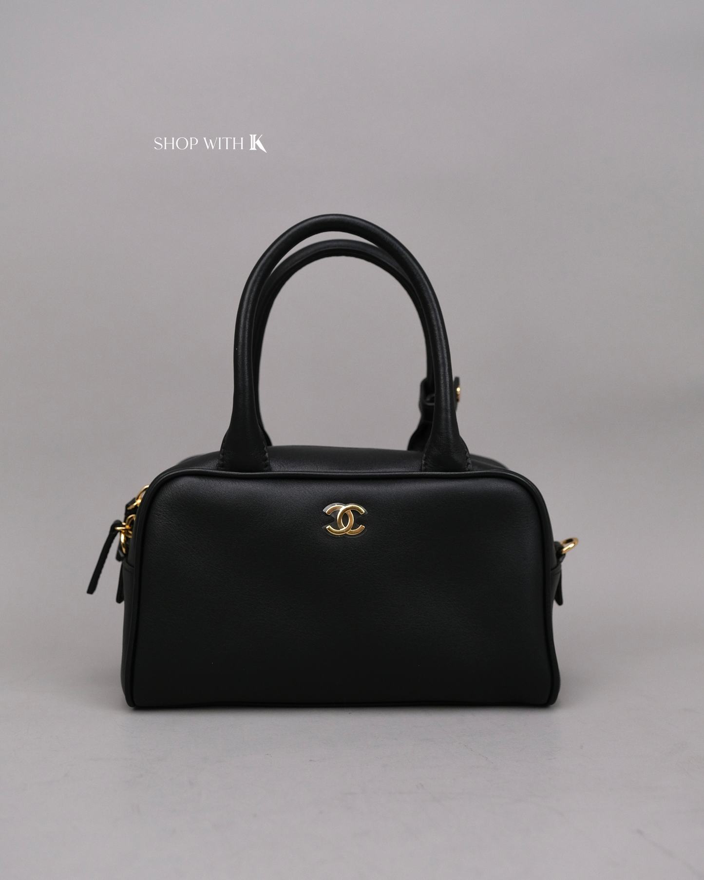 Chanel Bowling Bag Small Black
