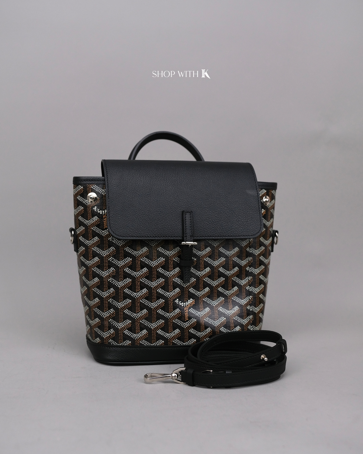 Goyard Mini Alpin Backpack Black