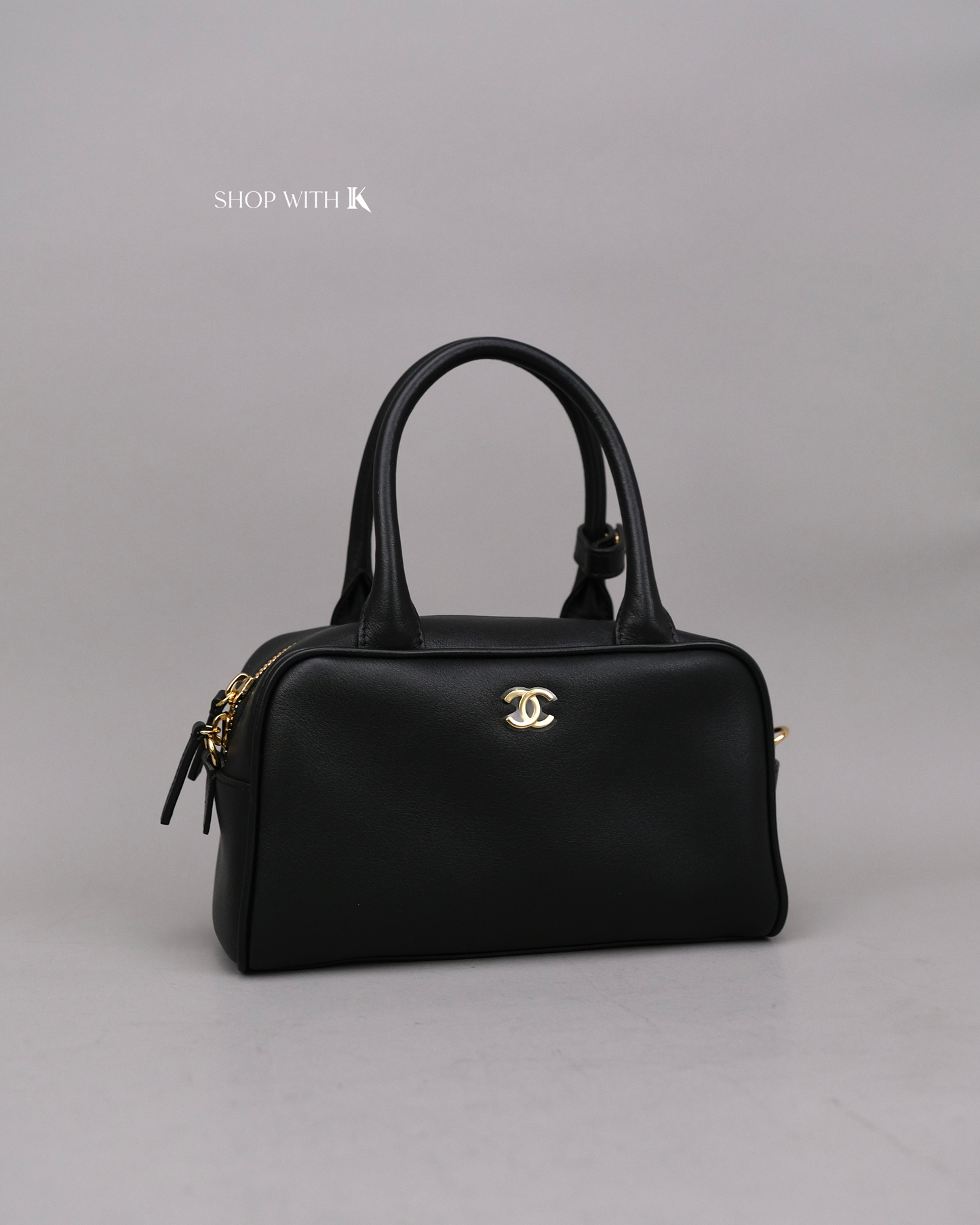 Chanel Bowling Bag Small Black