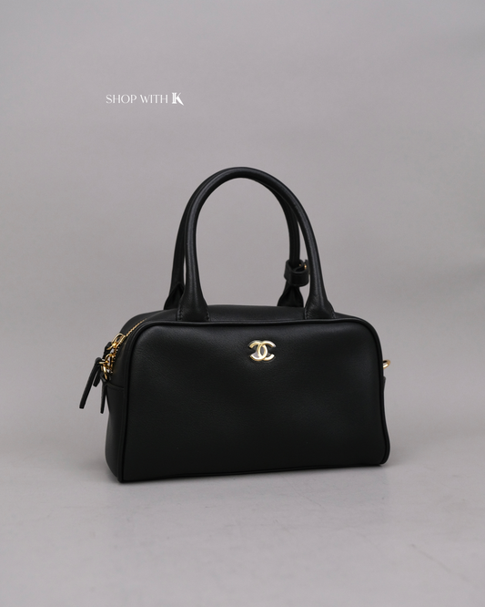 Chanel Bowling Bag Small Black