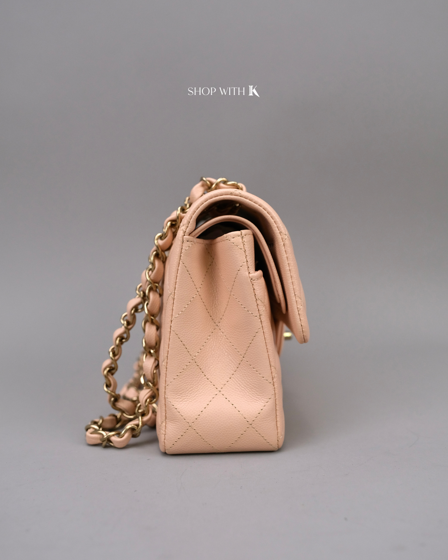 Chanel Classic Small Flap Caviar Light Beige