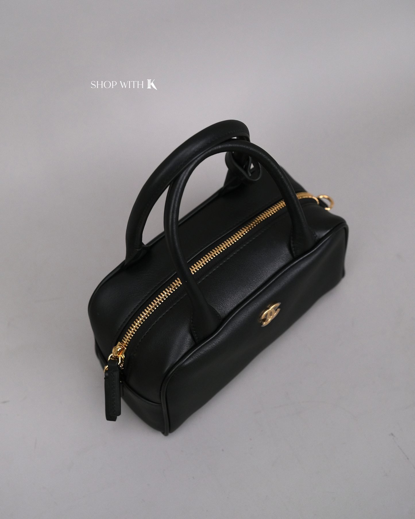 Chanel Bowling Bag Small Black