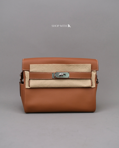 Hermes Kelly Messenger PM Gold PHW