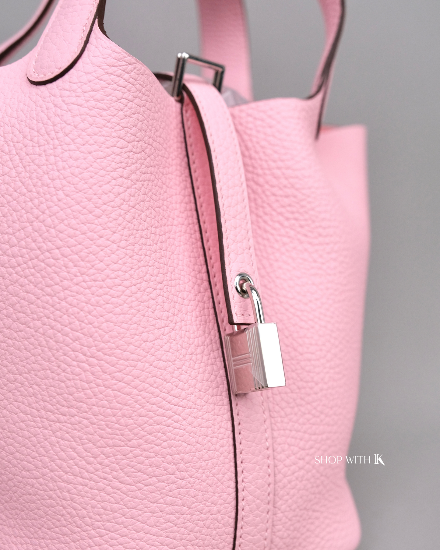 Hermes Picotin 18 Rose Sakura PHW