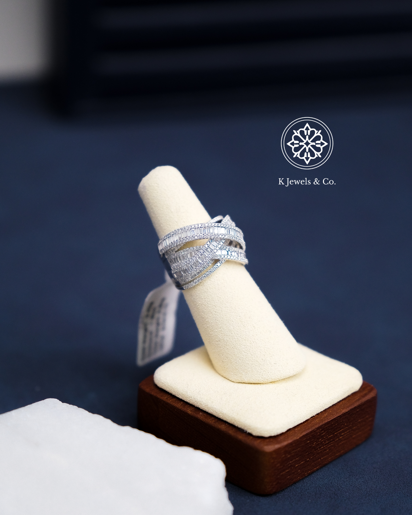 Baguette Cocktail Diamond Ring