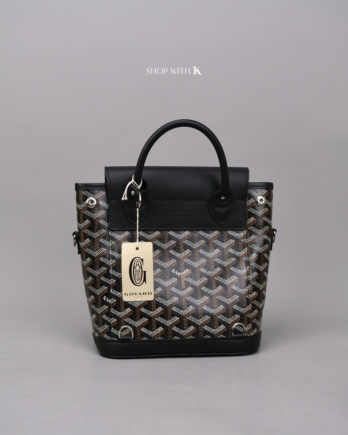 Goyard Mini Alpin Backpack Black