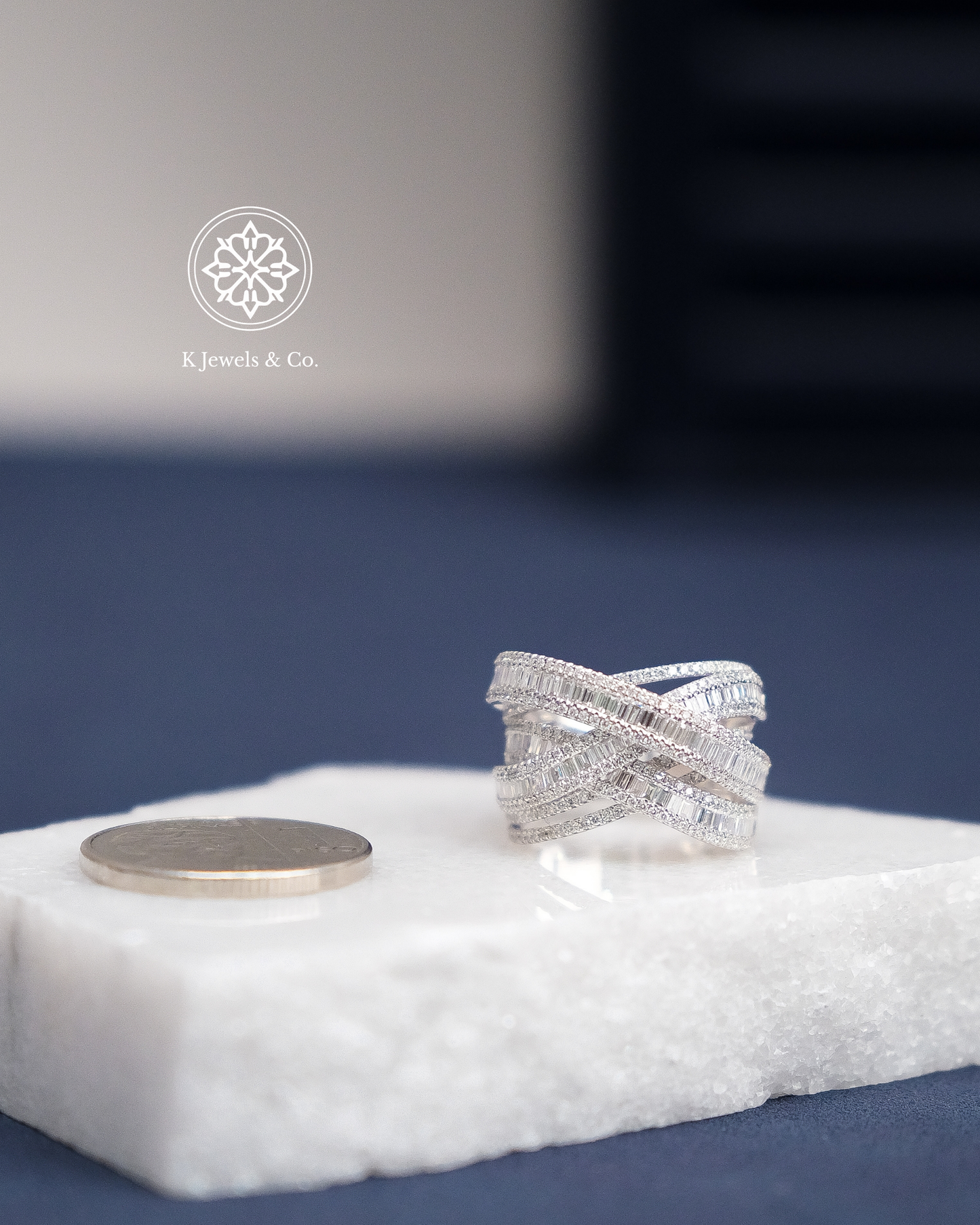 Baguette Cocktail Diamond Ring