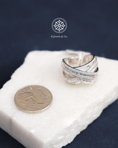 Baguette Cocktail Diamond Ring