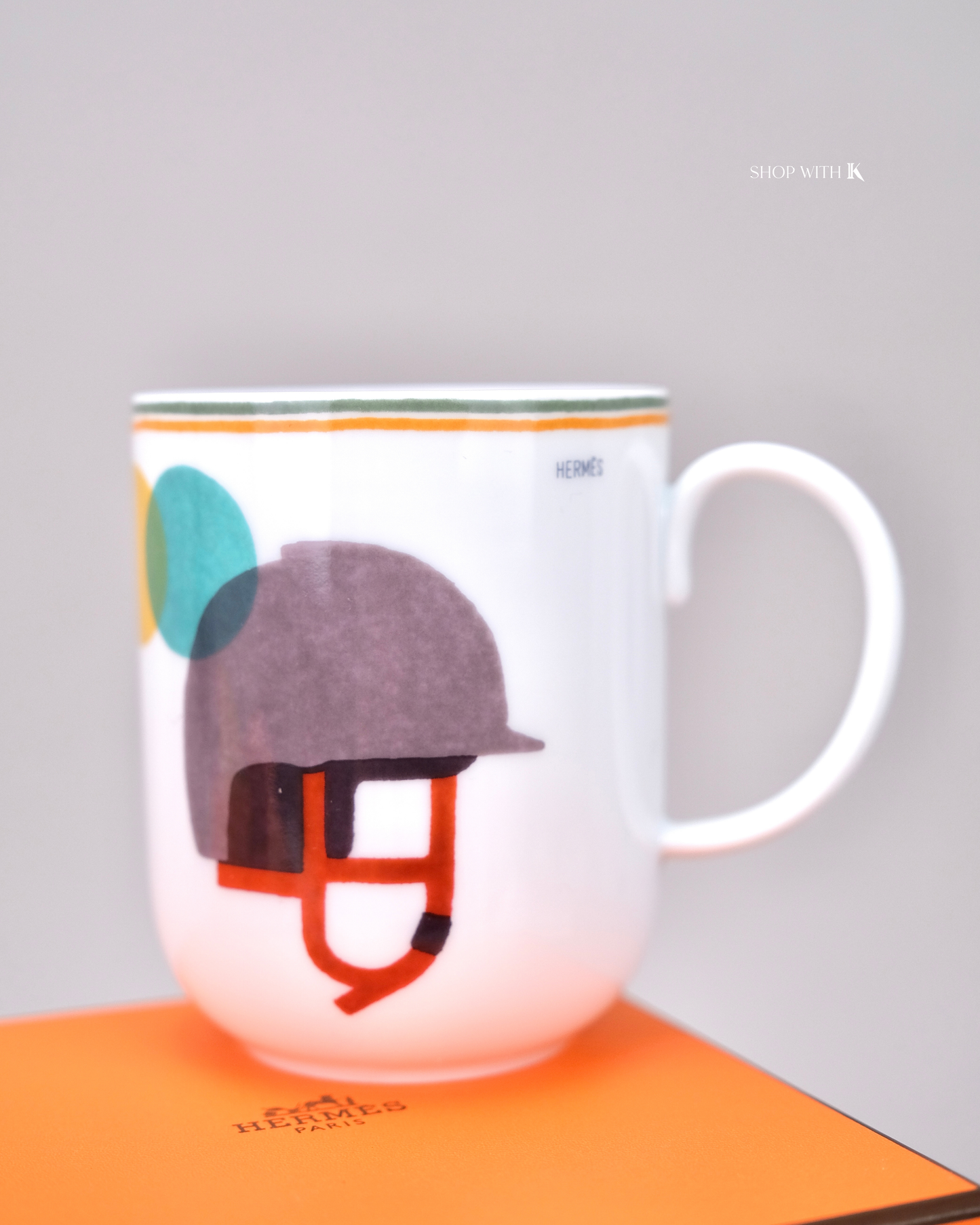 Hermes Saut Helmet Mug