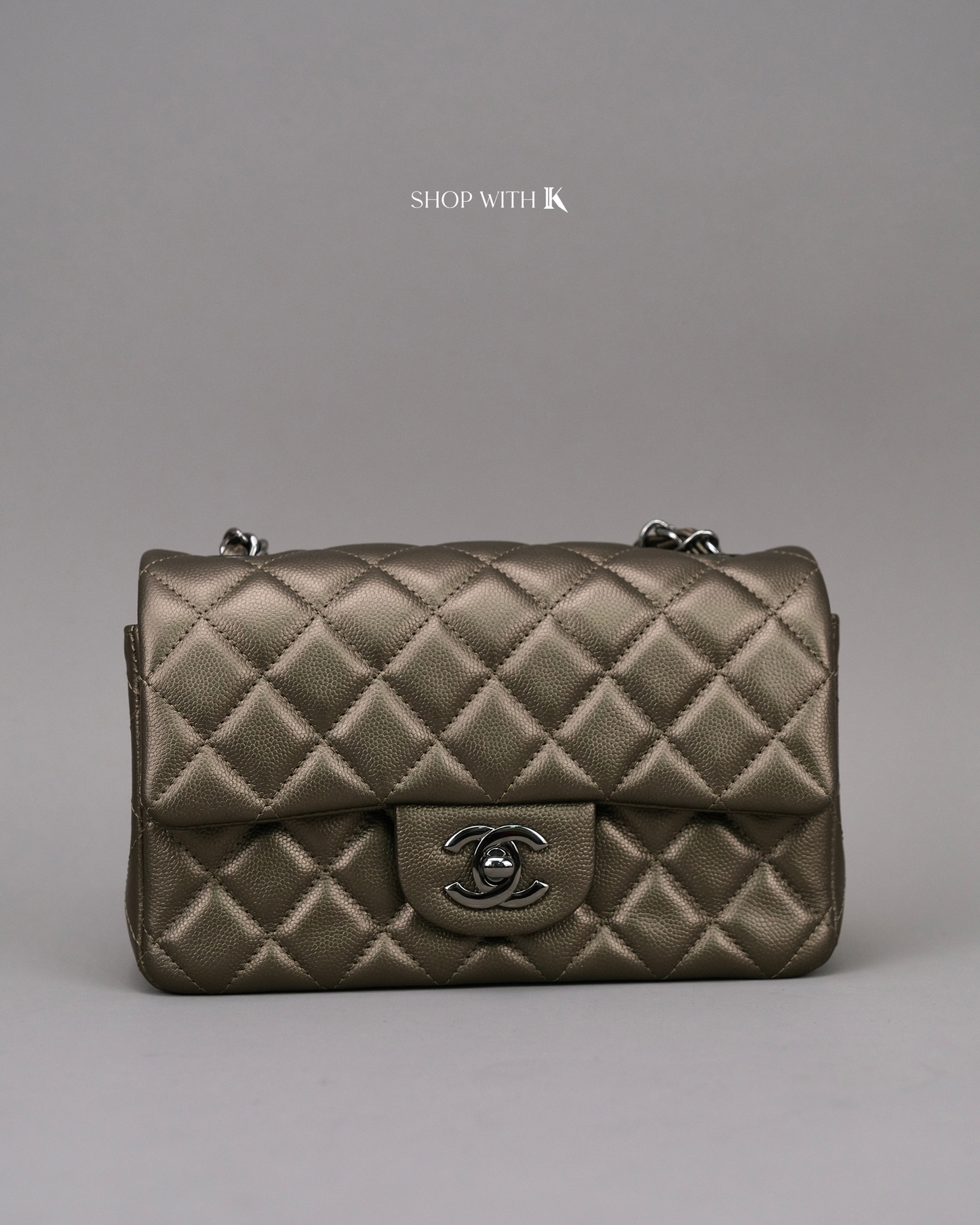 Chanel Mini Rectangle Bronze RHW