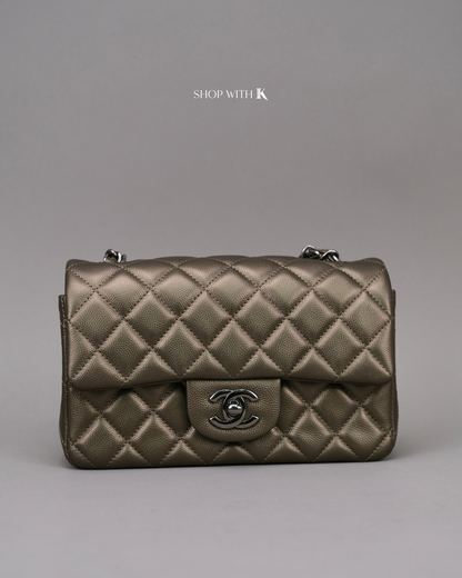 Chanel Mini Rectangle Bronze RHW