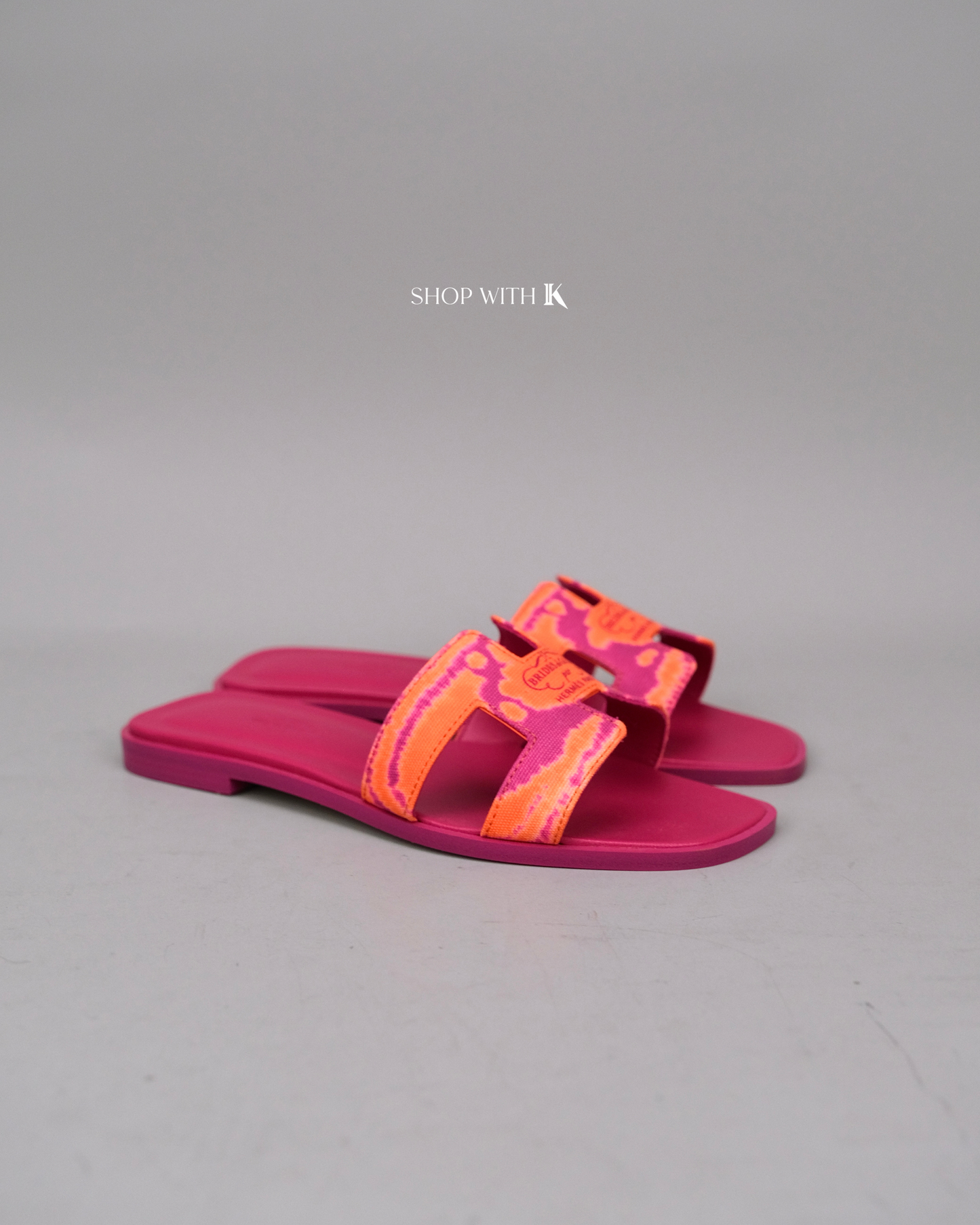 Hermes Oran Brides de Gala Pink and Orange