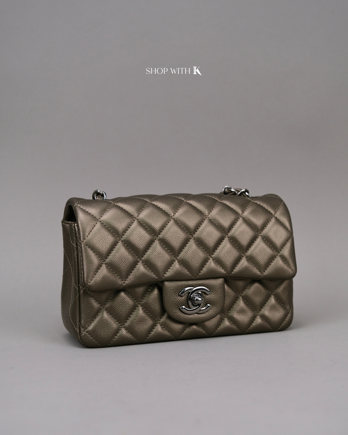 Chanel Mini Rectangle Bronze RHW