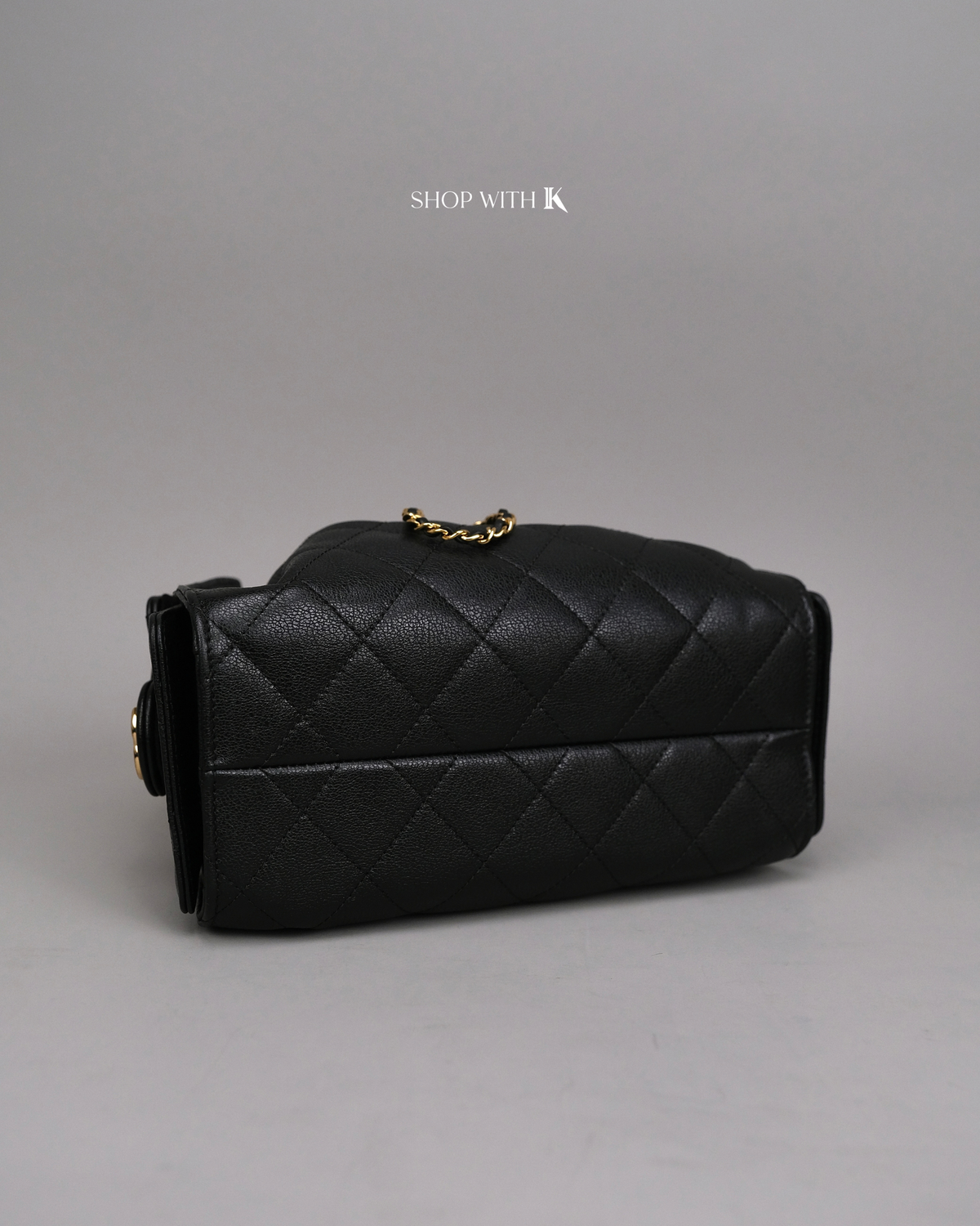Chanel 25 Mini Black GHW