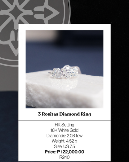 3 Rositas Diamond Ring