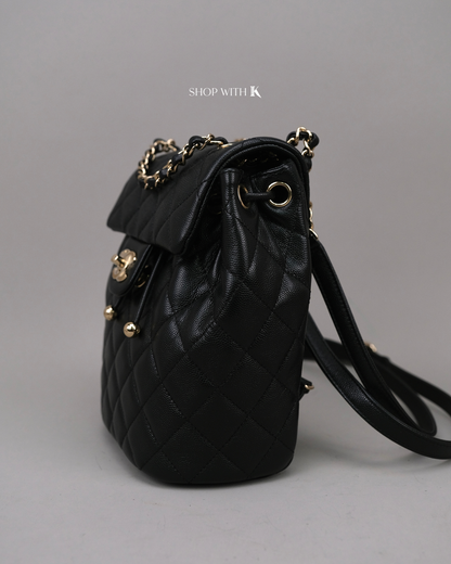 Chanel Urban Spirit Backpack Black CGHW
