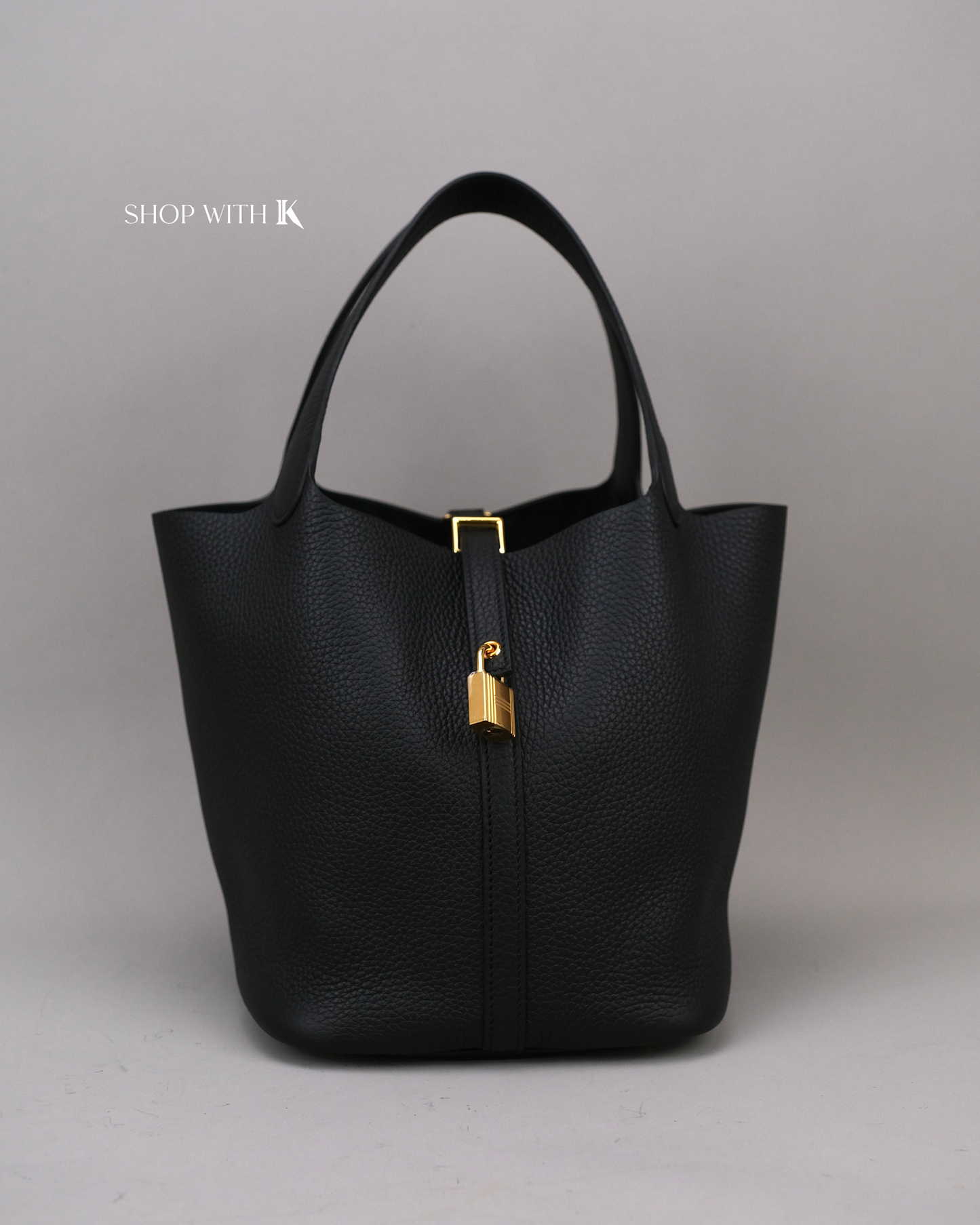 Hermes Picotin 22 Noir GHW