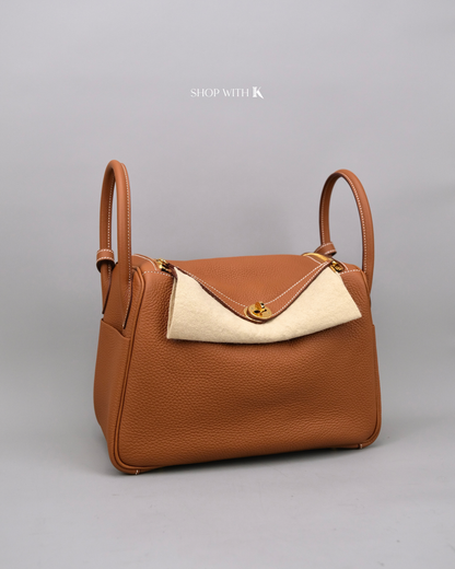 Hermes Lindy 30 Gold GHW