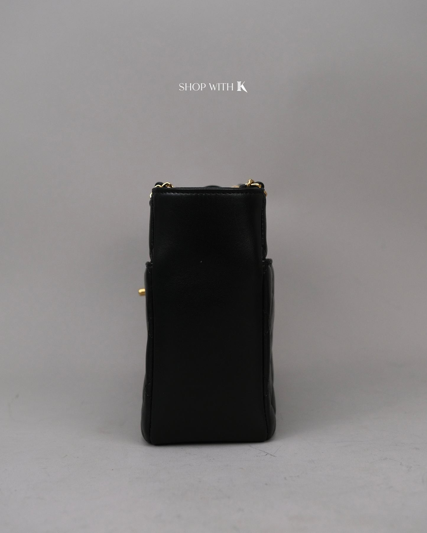 Chanel Matelasse Shopping Tote Small Black GHW