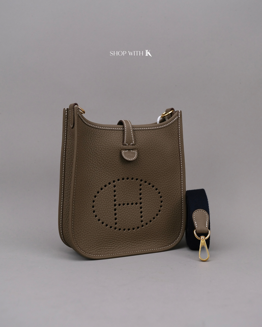 Hermes Evelyne TPM Etoupe GHW