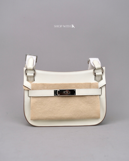 Hermes Mini Jypsiere Gris Pale PHW