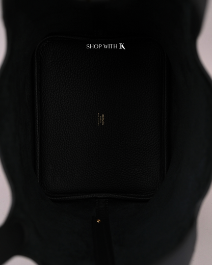 Hermes Picotin 22 Noir GHW