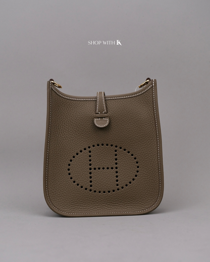 Hermes Evelyne TPM Etoupe GHW