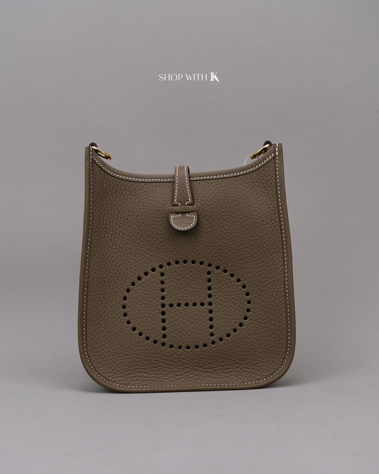 Hermes Evelyne TPM Etoupe GHW