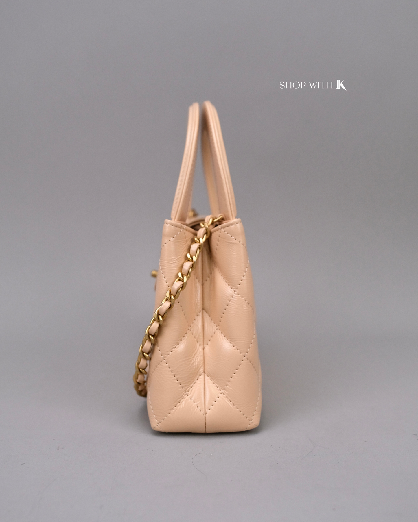 Chanel Mini Kelly Light Beige GHW