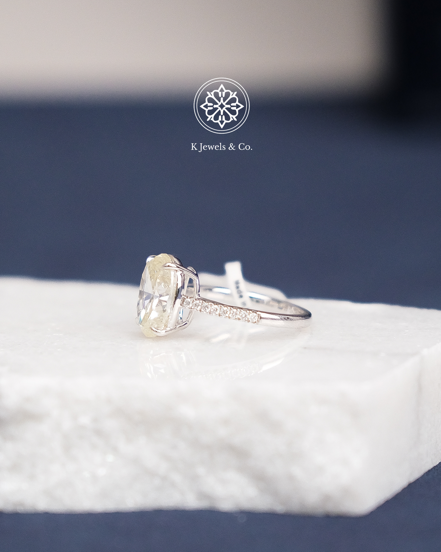 5ct Oval Diamond Ring w/ GIA