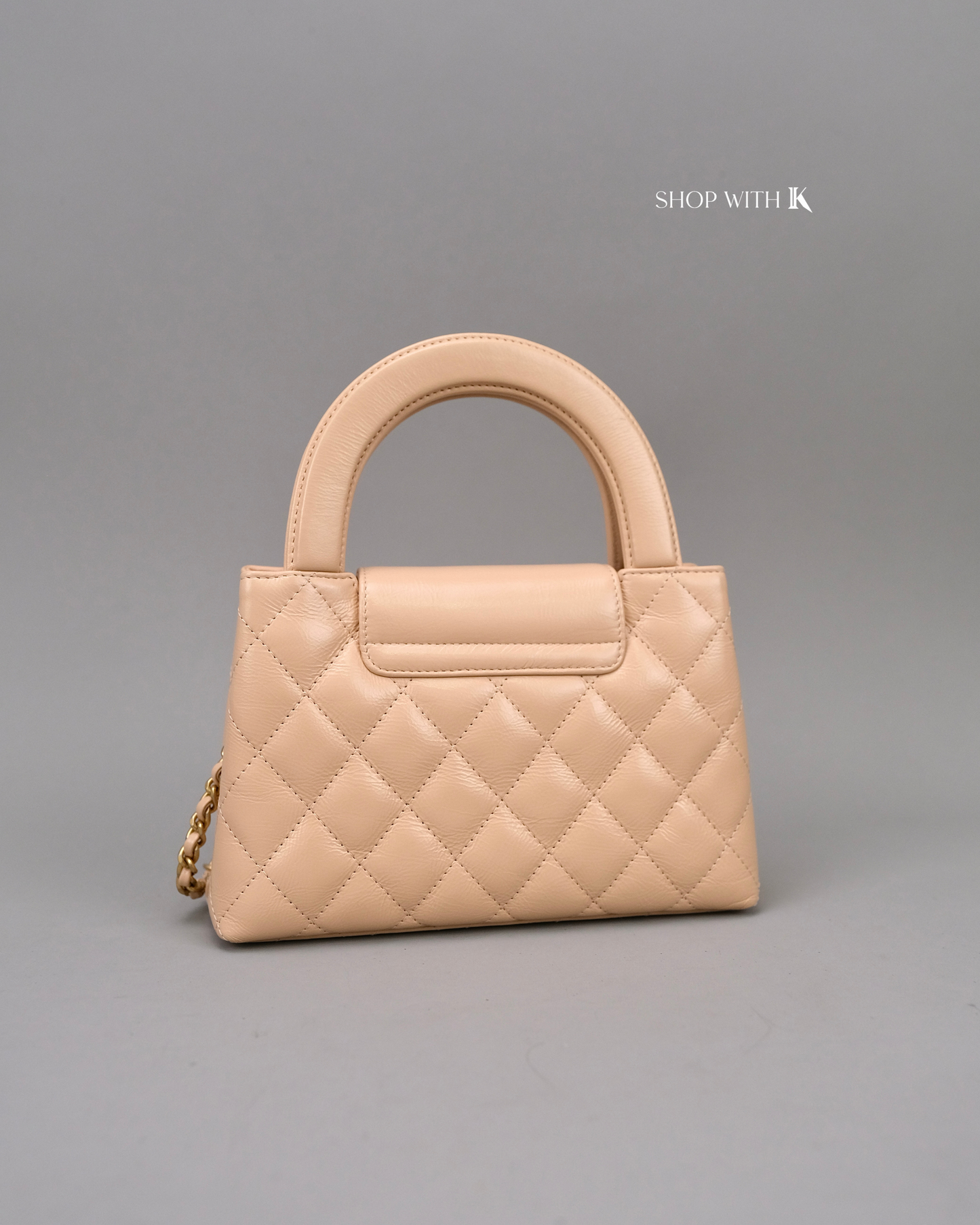 Chanel Mini Kelly Light Beige GHW