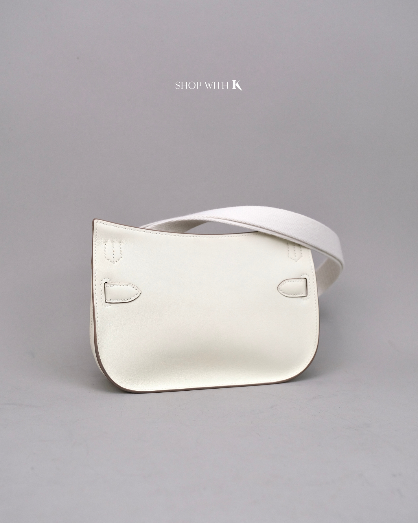 Hermes Mini Jypsiere Gris Pale PHW