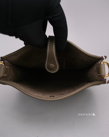 Hermes Evelyne TPM Etoupe GHW