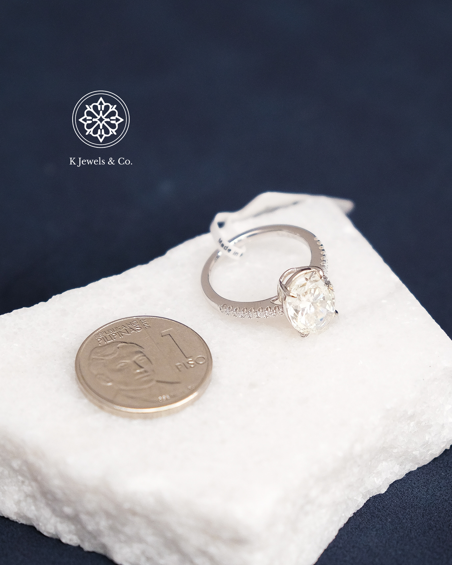 5ct Oval Diamond Ring w/ GIA