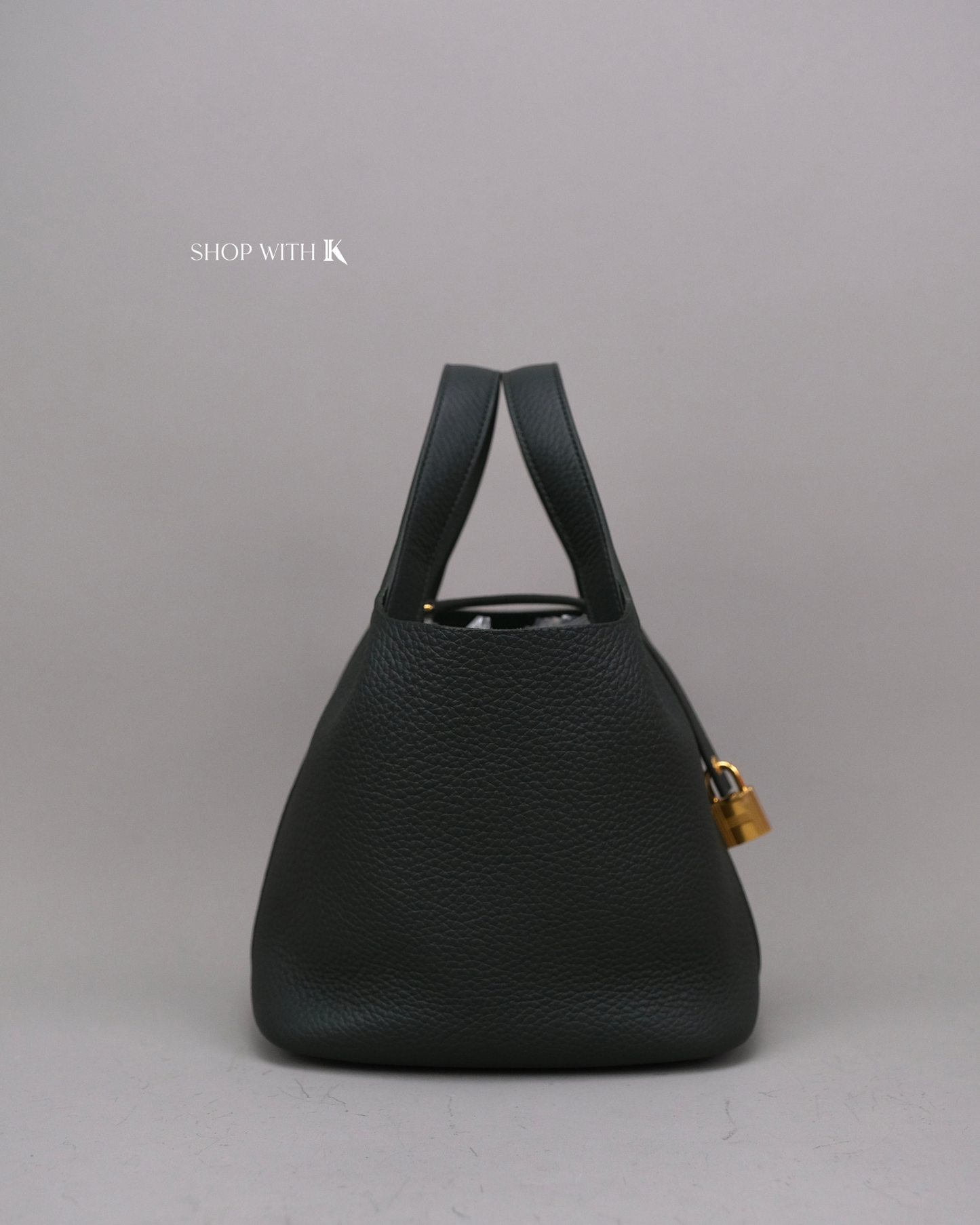 Hermes Picotin 18 Vert Mangrove GHW