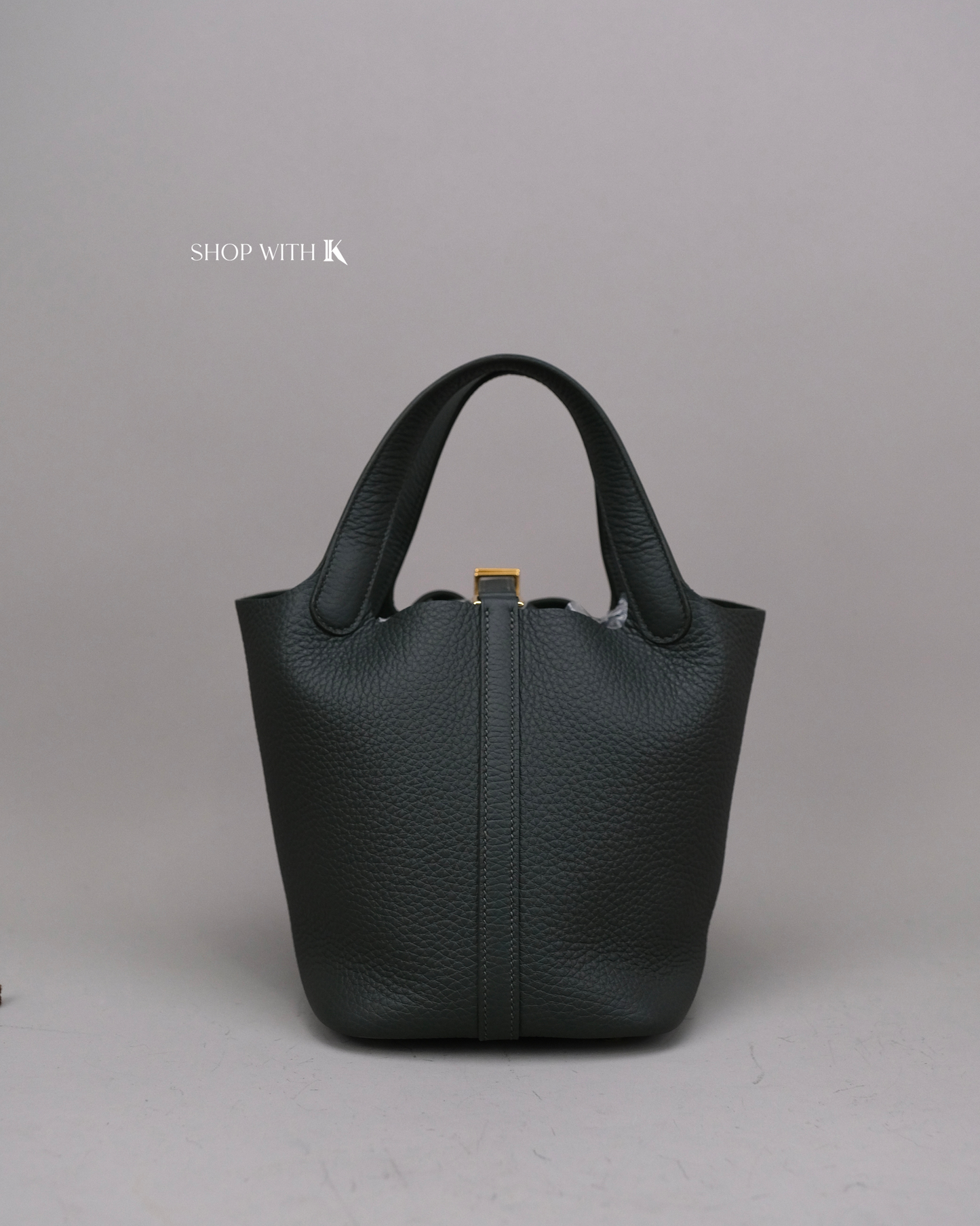Hermes Picotin 18 Vert Mangrove GHW