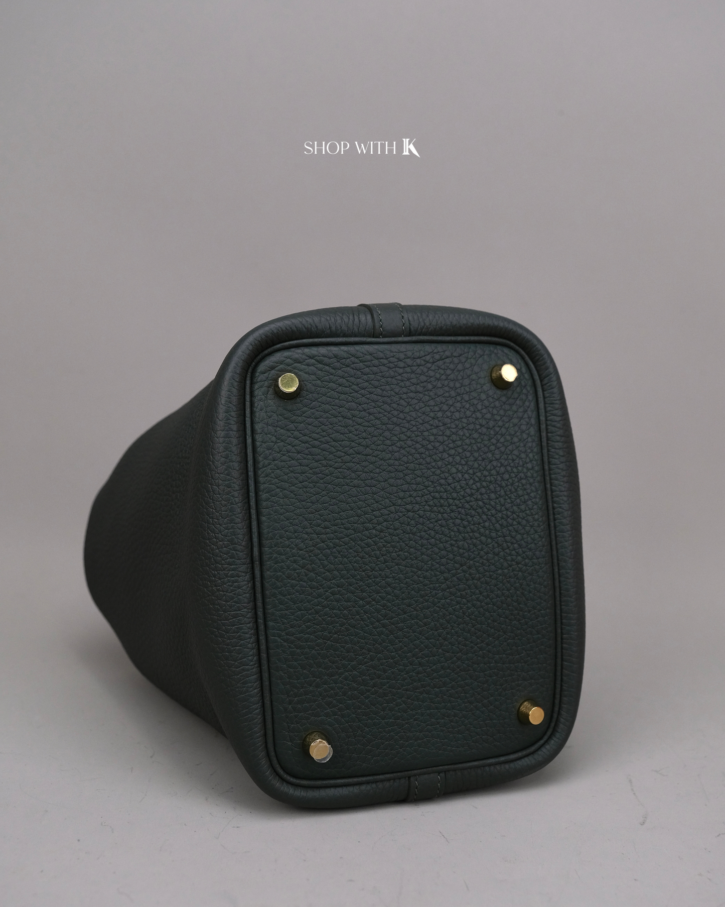 Hermes Picotin 18 Vert Mangrove GHW