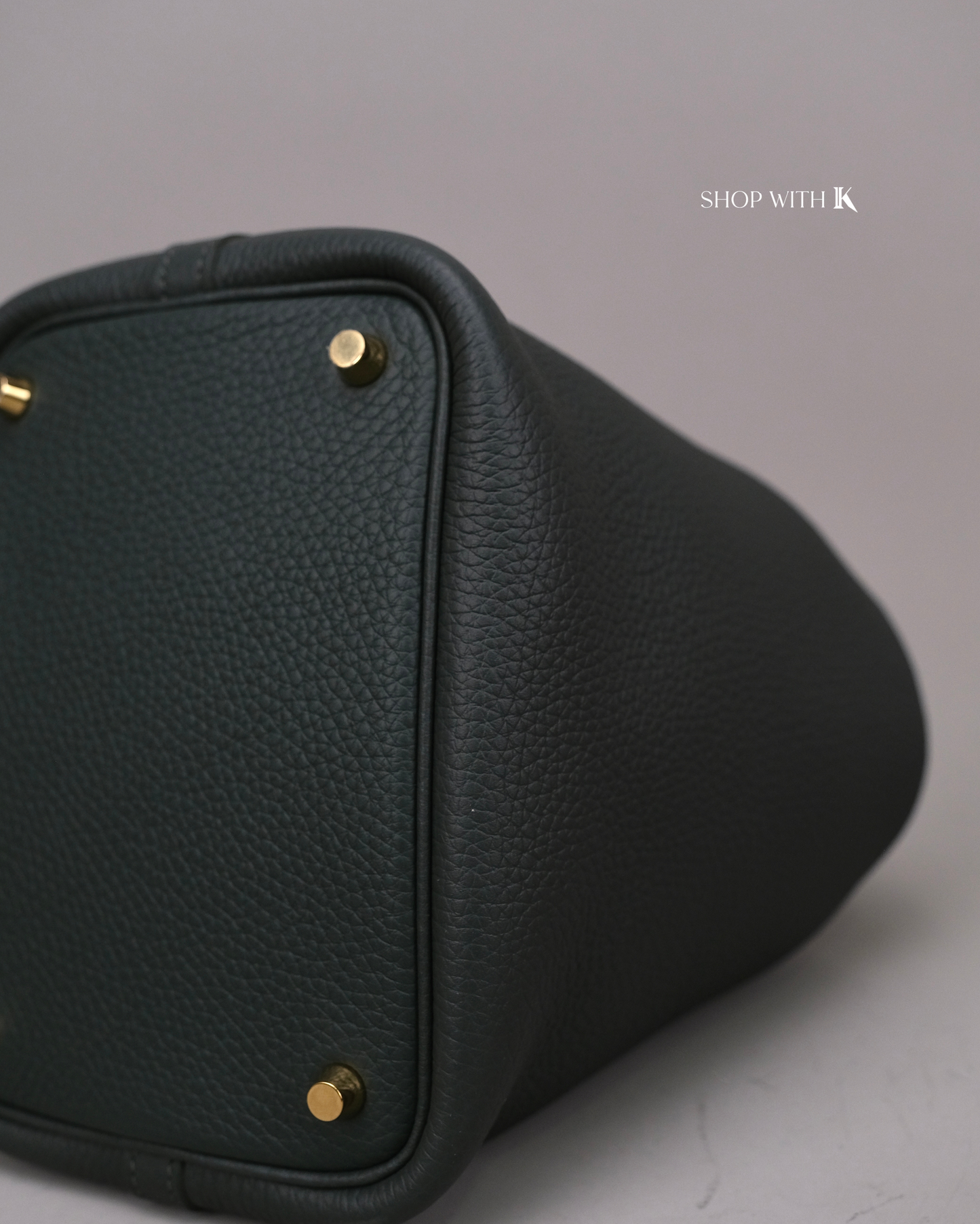 Hermes Picotin 18 Vert Mangrove GHW