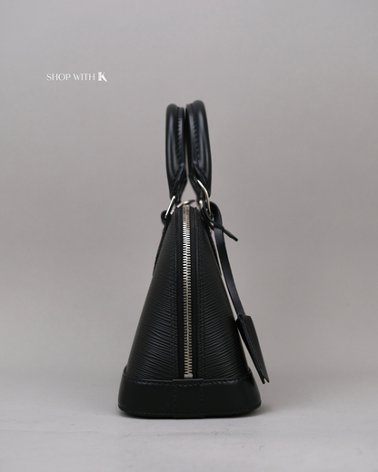 Louis Vuitton Alma BB Epi Leather Black