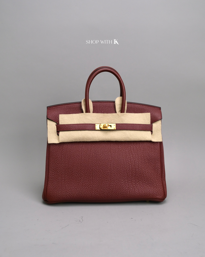 Hermes Birkin 25 Rouge H GHW