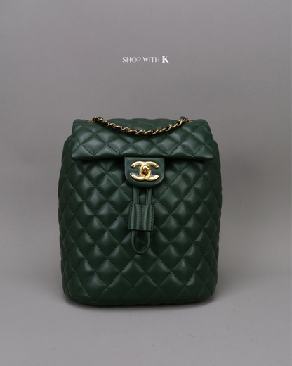 Chanel Urban Spirit Backpack Green